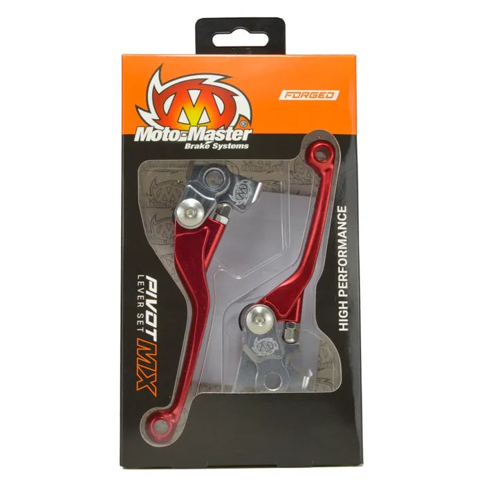 Moto Master Mx Pivot Lever Set Red Gasgas Husqvarna Braktec Caliper