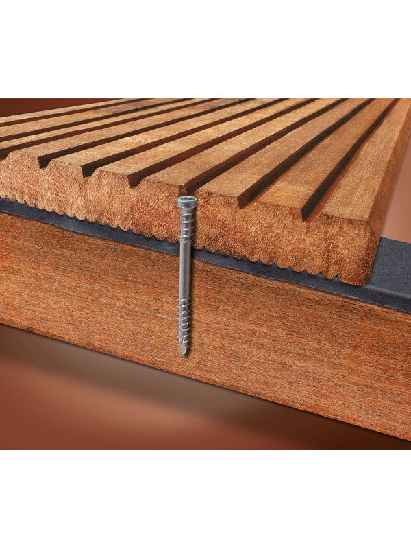 Spax 12g x 80mm 316 Stainless Decking Screw (100 Box)