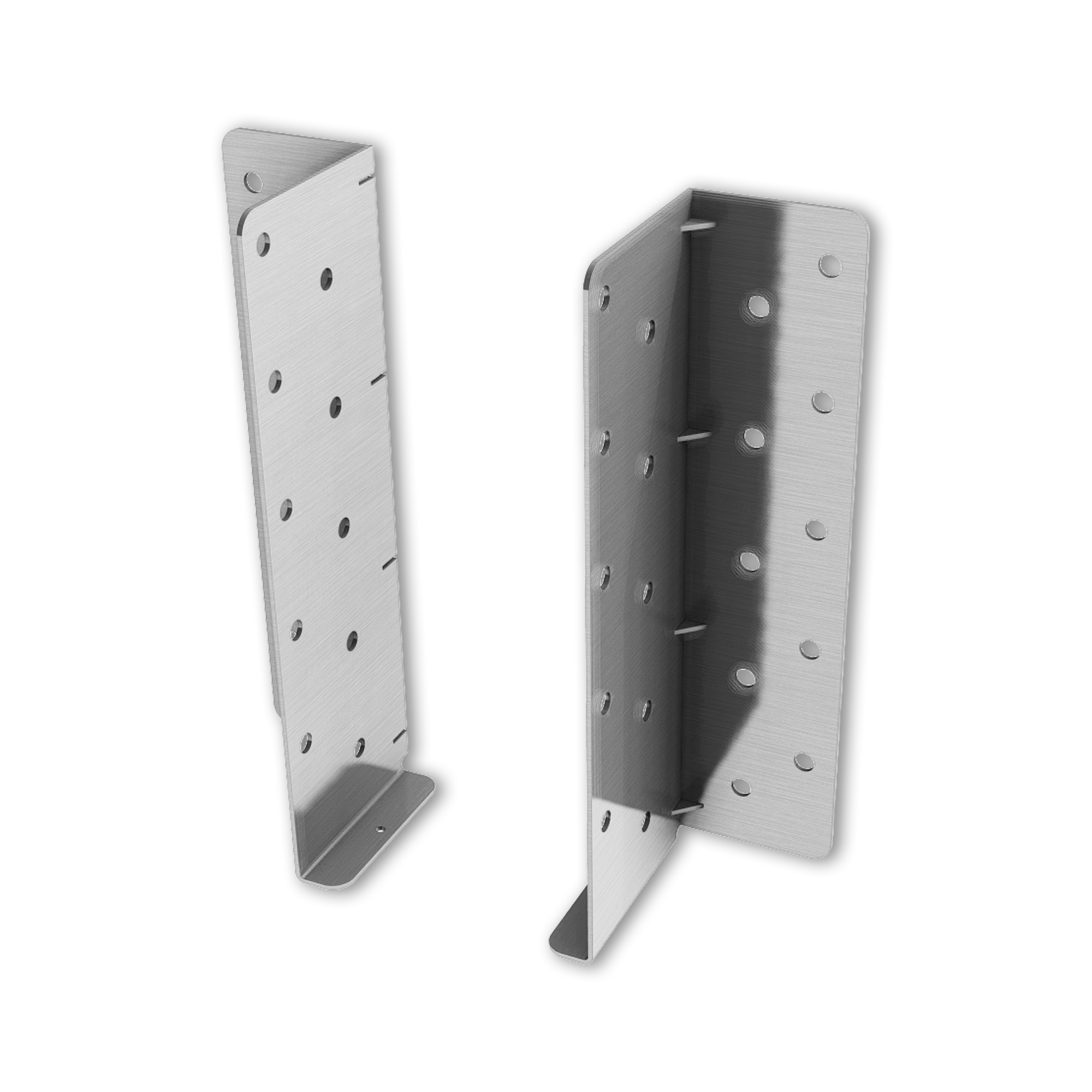 Ecko Split Hanger 220mm Z275 Galvanised, 1 pair (left x 1, right x 1) (5 PACK)