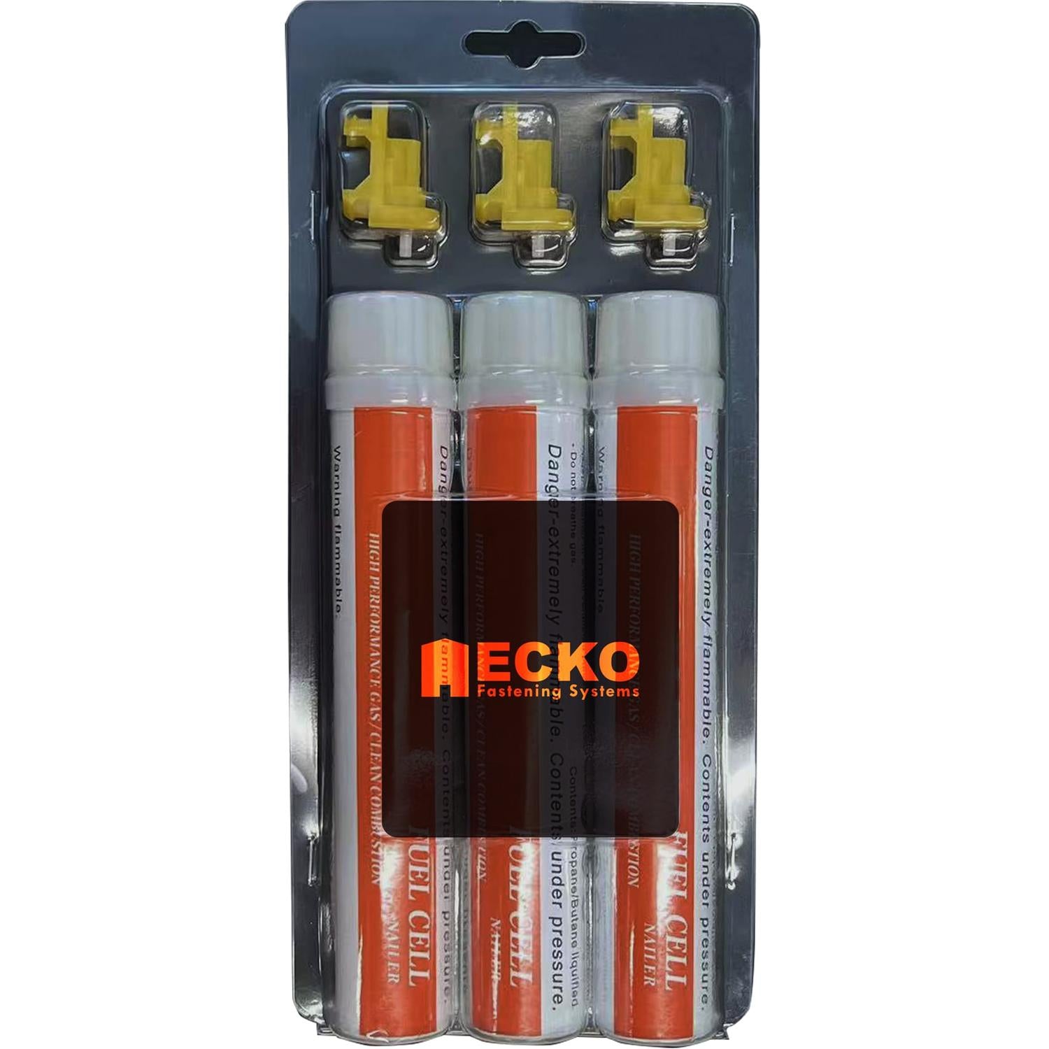 Ecko 90 x 3.15mm Bright D Head Collated Framing Nails Gas Pack (3000 Box) (2 BOXES)
