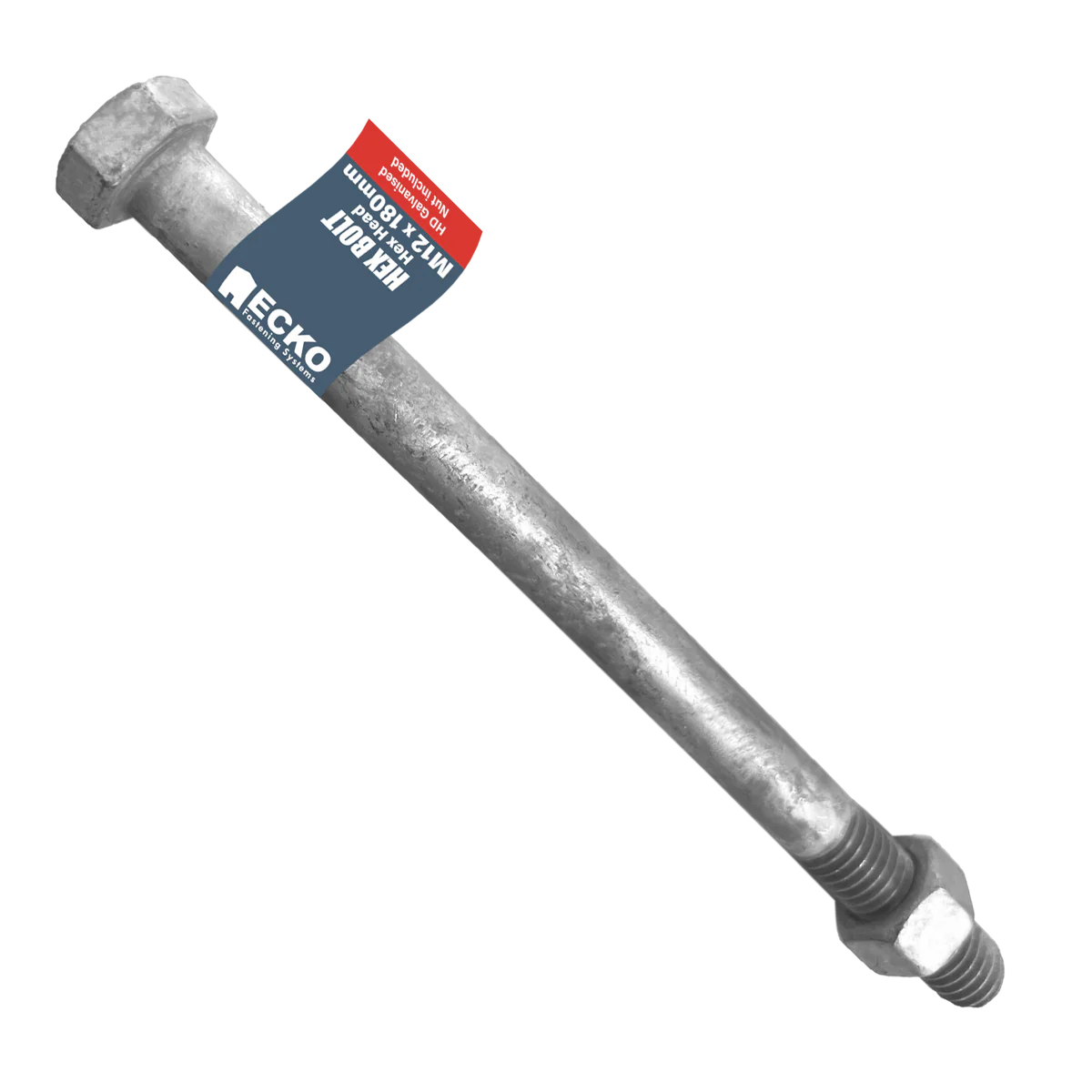 Ecko Engineer Bolt And Nut M8 X 50Mm Hd Galvanised (50 Pack)