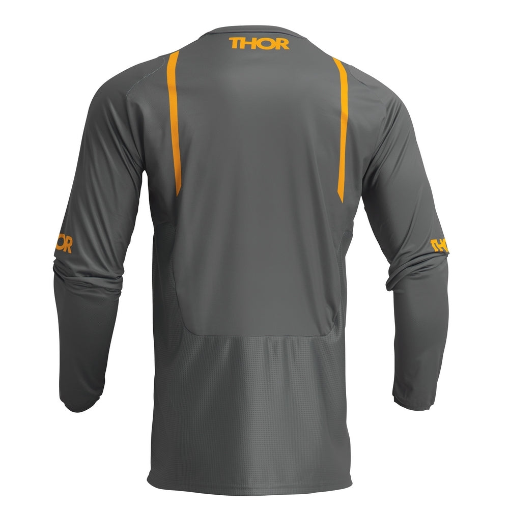 Jersey S23 Thor Mx Pulse Mono Gray/Yellow Large