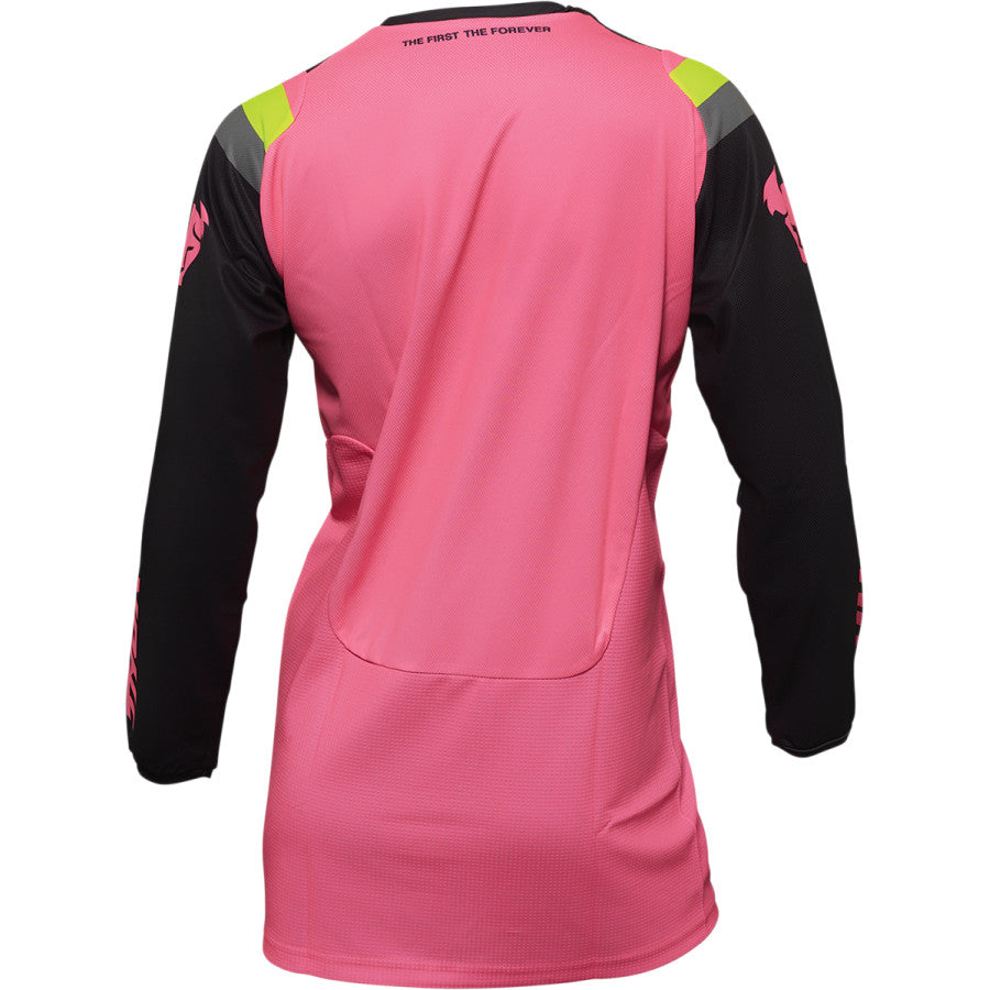 Jersey S23 Thor Mx Pulse Women Rev Charcoal/Flo.Pink Size Xs