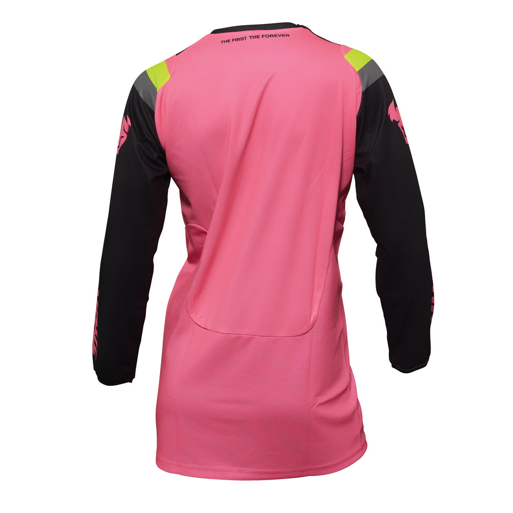 Jersey S23 Thor Mx Pulse Women Rev Charcoal/Flo.Pink Size Large