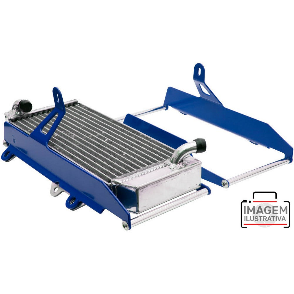 Radiator Brace Crosspro. Blue. Yamaha Yz250F 14-18, Yz450F 14-17, Yz250Fx Yz450Fx 14-18.
