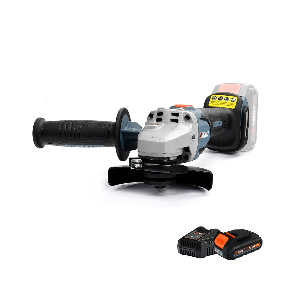 Senix X2 18V 125mm Angle Grinder Kit