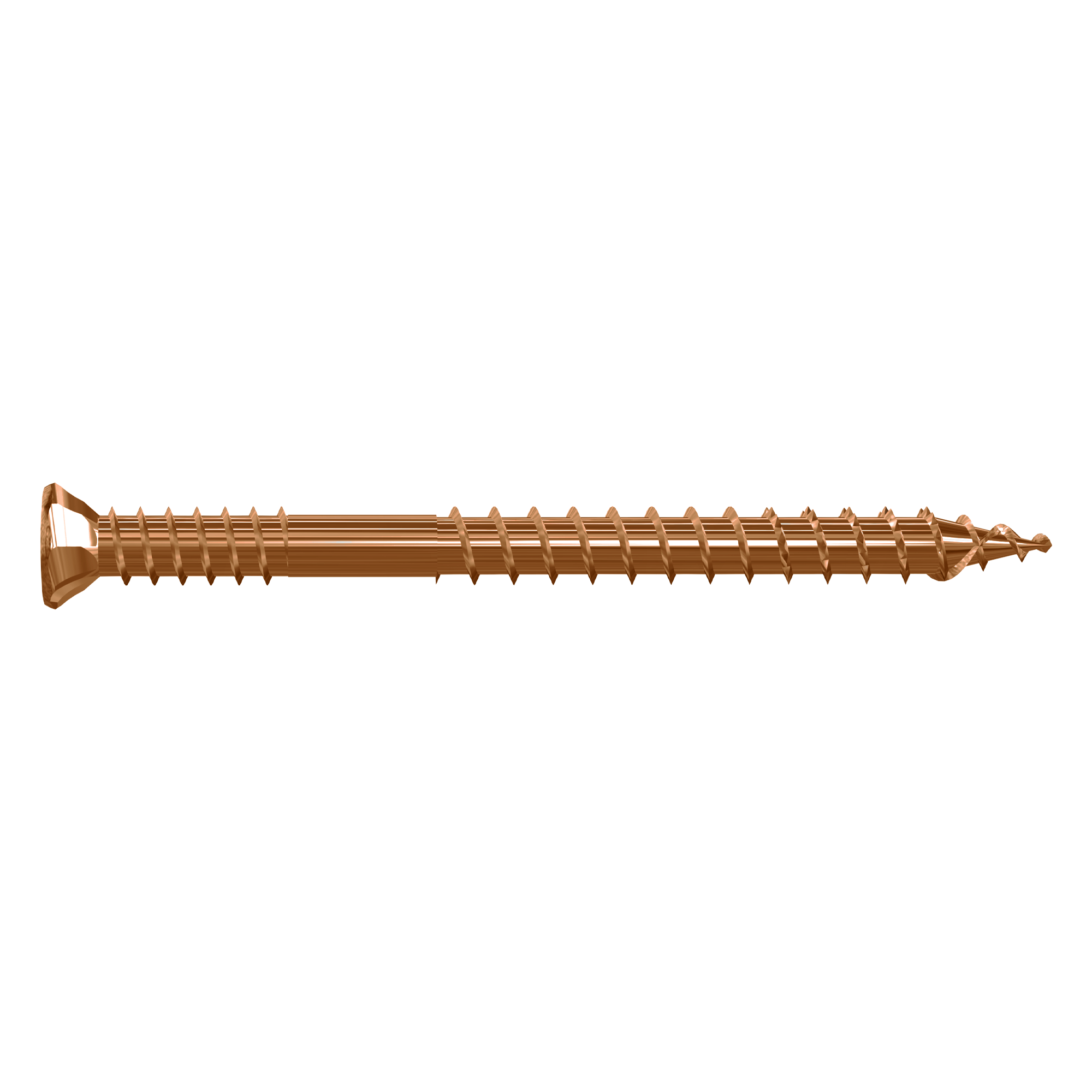 Ecko Bronze T-Rex17 Trim Head Decking Screws 10G X 65Mm Stainless Steel 316 (250 Box)