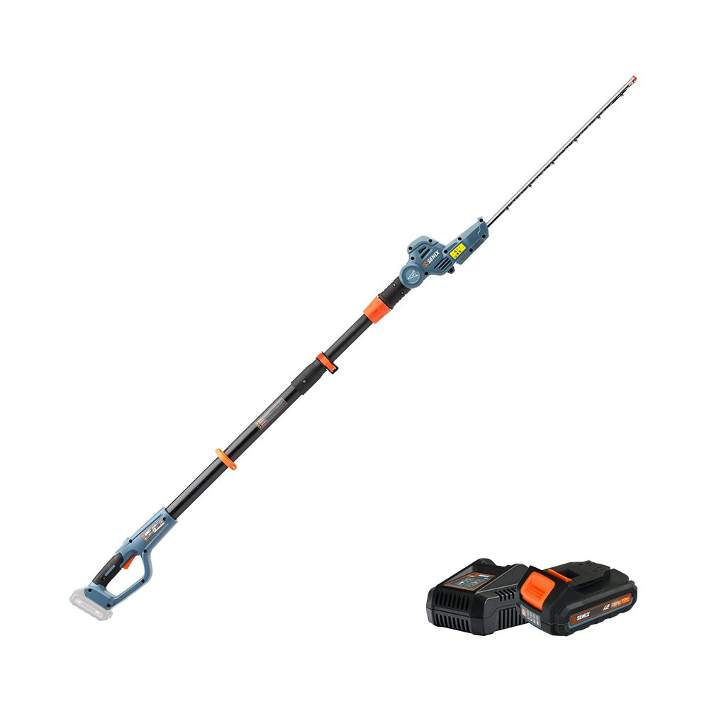 Senix X2 18V 45cm (18") Pole Hedge Trimmer Kit