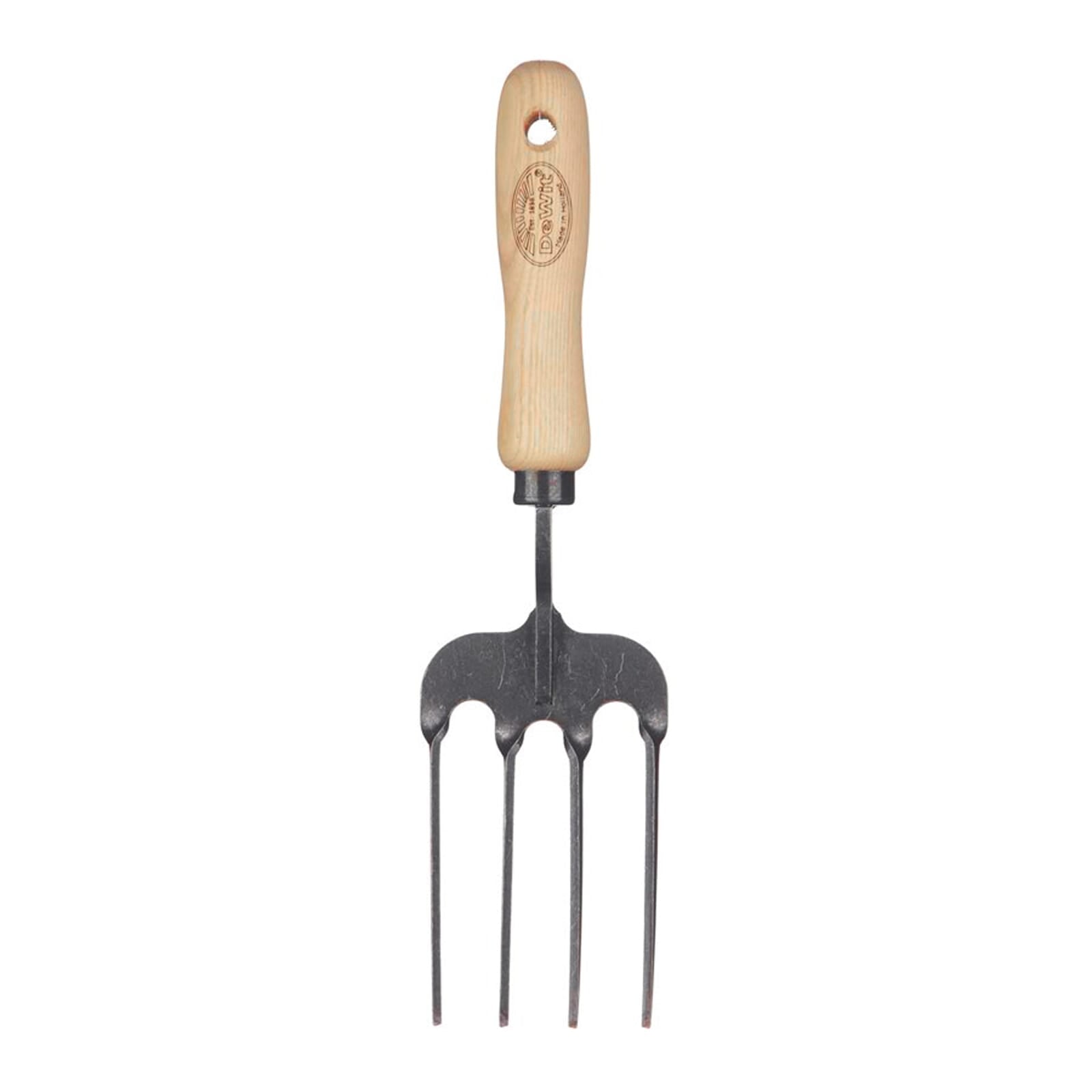 Dewit Twisted Hand Fork Ash Handle 140mm
