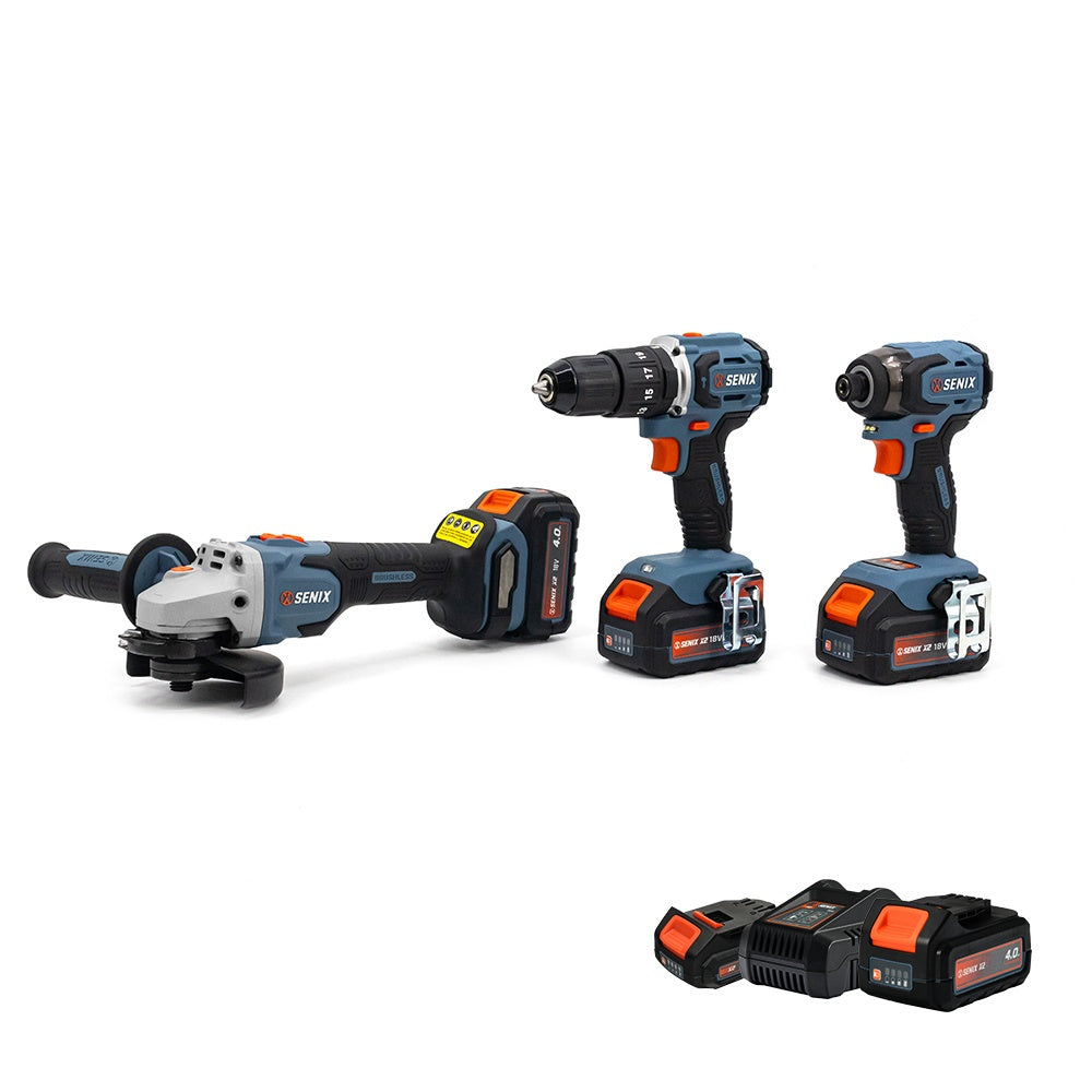 Senix 18V 3 Piece Combo Kit