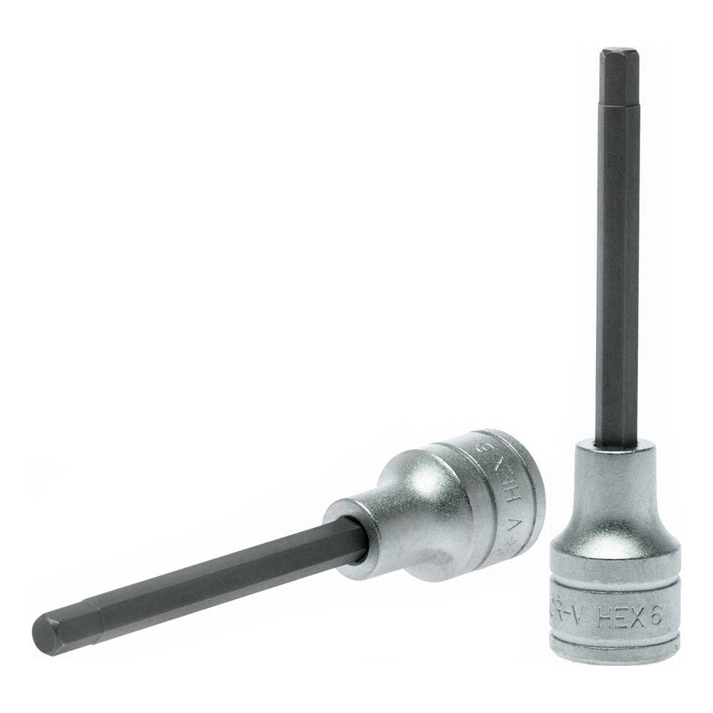 Teng 1/2In Dr. Bit Socket Hex 6Mm X 100Mm (L)