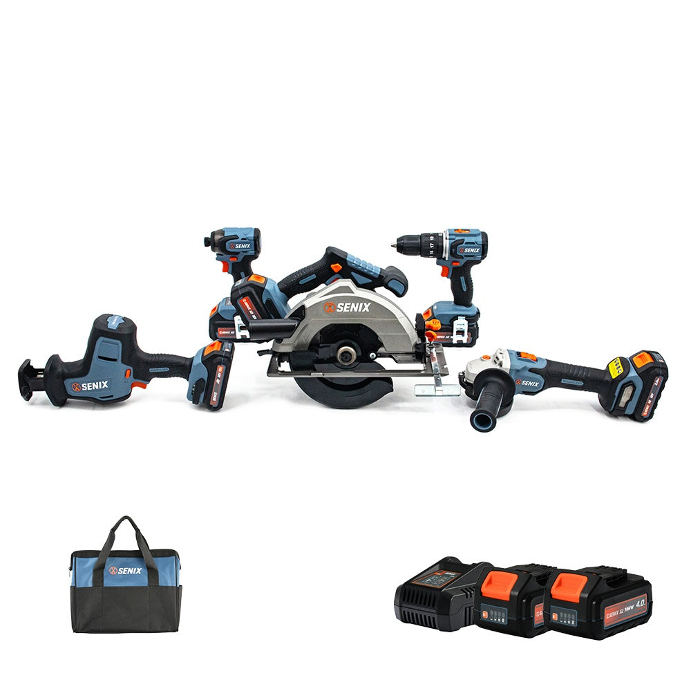Senix 18V 5 Piece Combo Kit