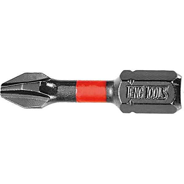 Teng 5Pc 1/4In Ph#2 Impact Screwdriver Bit 30Mm