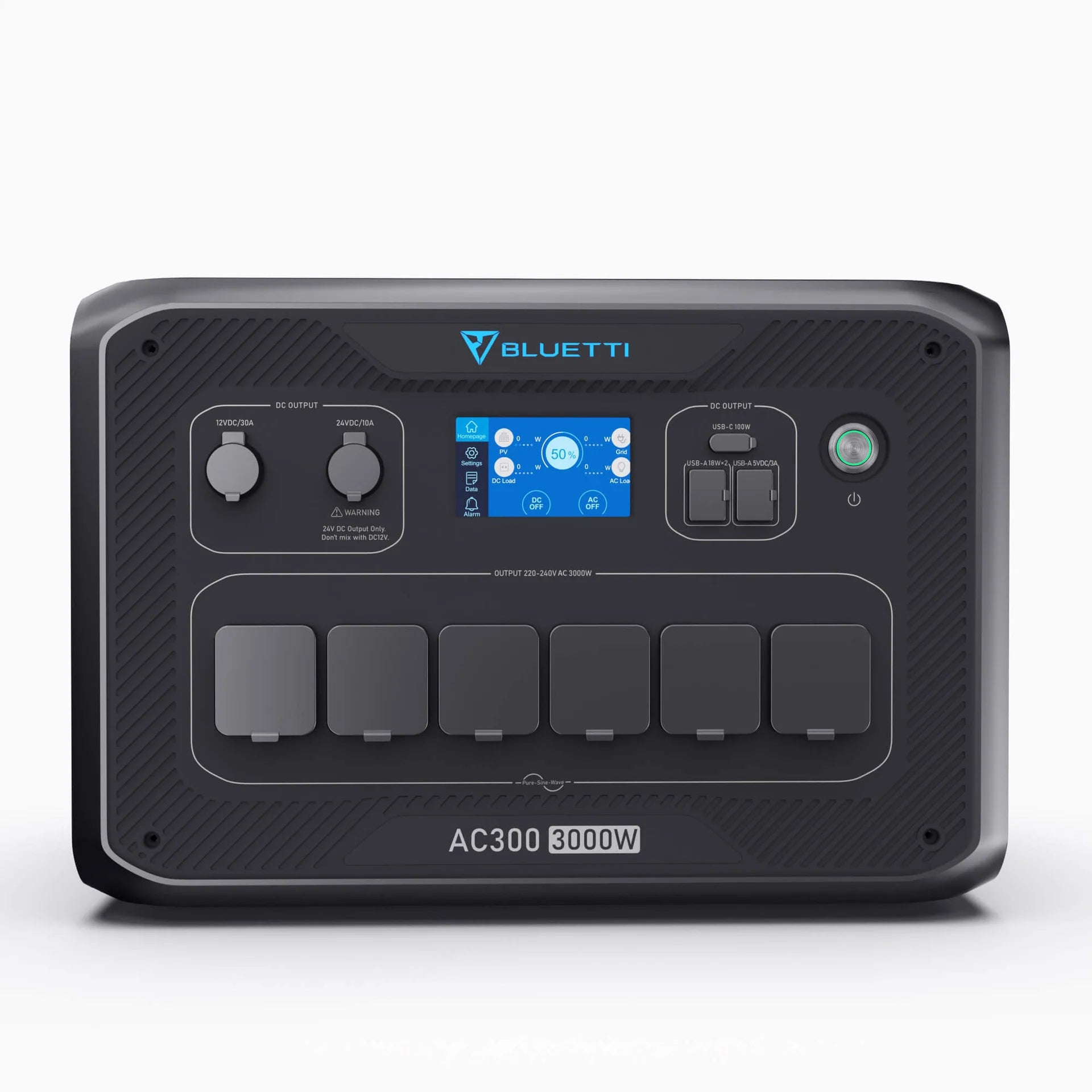 Bluetti Ac300 + B300 Expandable Home & Portable Power Station | 3000W (6000W Surge) 3072Wh