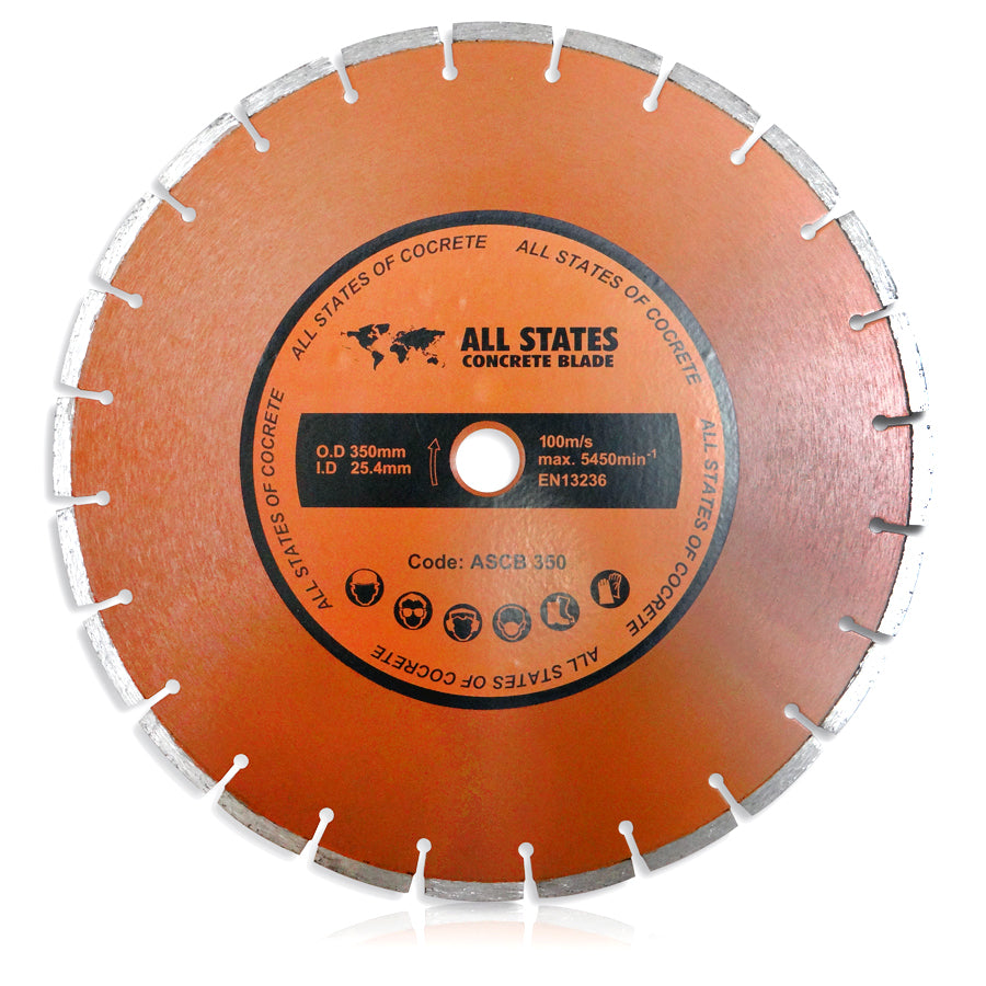 Tusk All States Of Concrete Blades 350 X 2.8/2.0 X 7.5 X 25.4Ph