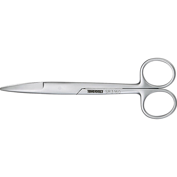 Teng Precision Scissors 160Mm Curved Sharp Point