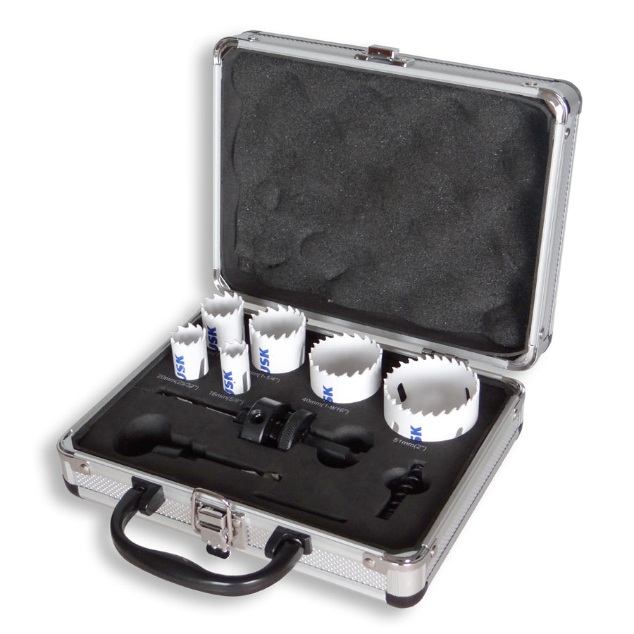 Tusk Bmh Electrician Bi-Metal Hole Saw Set Include: 16 20 25 32 40 51