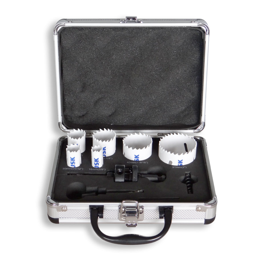 Tusk Bmh Electrician Bi-Metal Hole Saw Set Include: 16 20 25 32 40 51