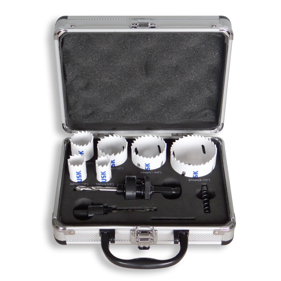 Tusk Bmh Plumber Bi-Metal Hole Saw Set Include: 19 22 29 38 44 57