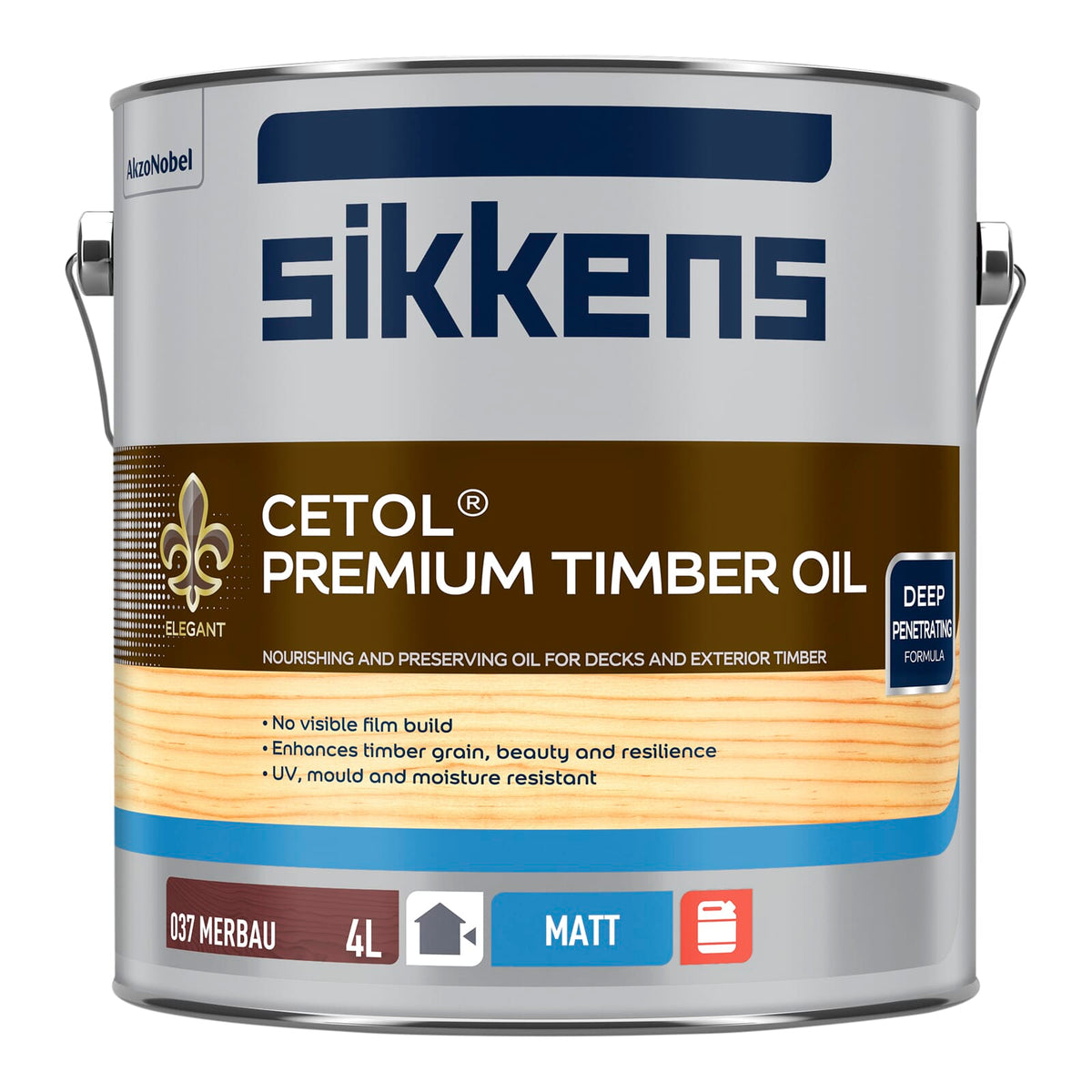 Sikkens Cetol Premium Timber Oil - Merbau 4L