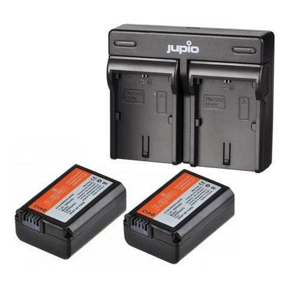 Jupio Battery Charger Kit Dual 2X Np-Fw50 1030Mah For Sony Digital Cameras