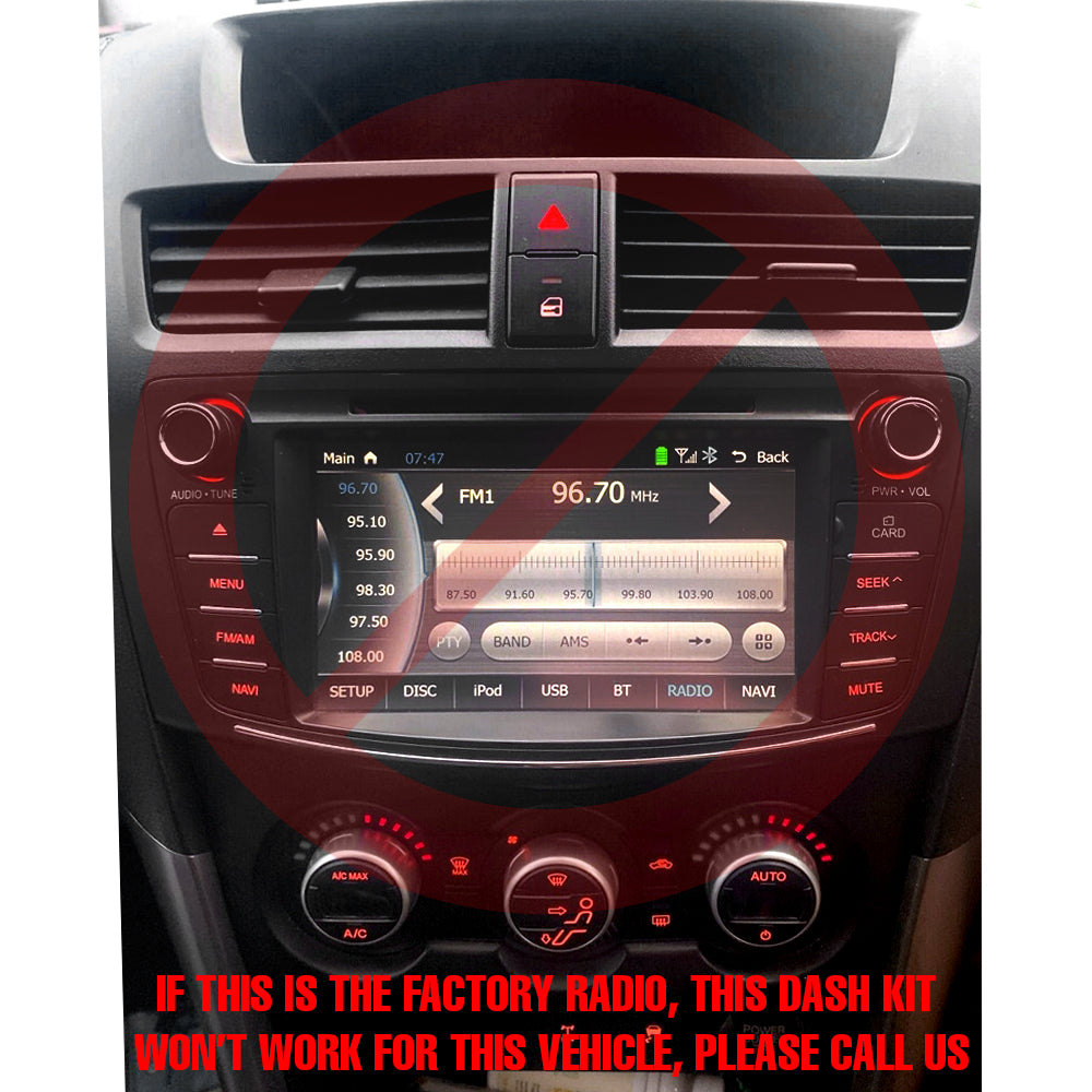 Fitting Kit Mazda Bt50 2012 - 2017 (Black) Complete Kit