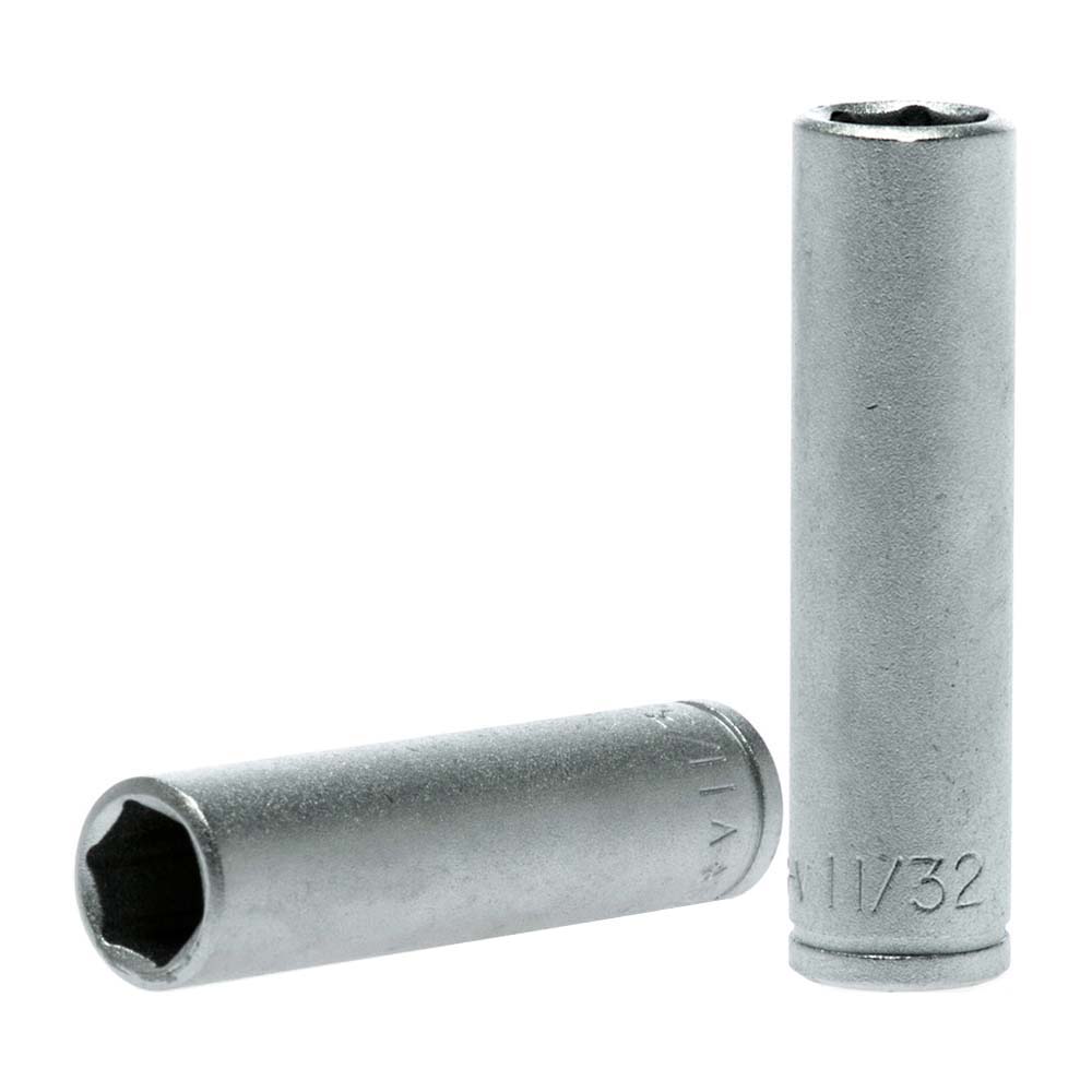 Teng 1/4In Dr. Deep Socket 11/32In