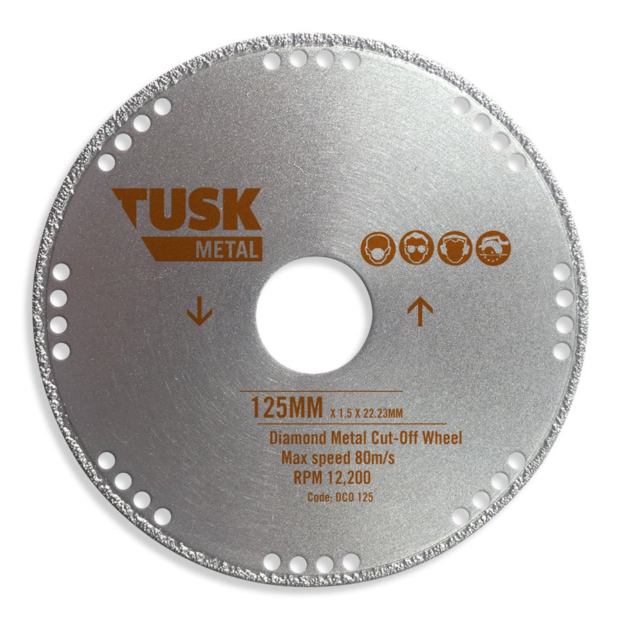 Tusk Diamond Metal Cut-Off Wheel - 125 X 1.5 X 22.23