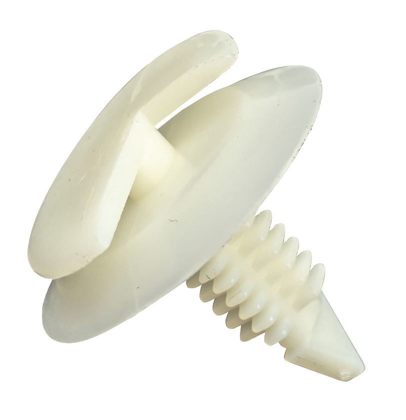 GTi Trim Clip White 23.3mm x 22.6mm, 7mm Hole