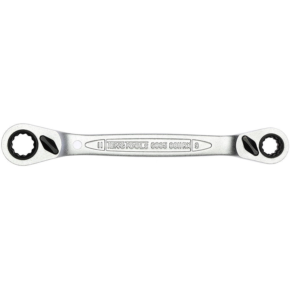 Teng Multi-Drive Rat. Ring Spanner 8X9/10X11Mm