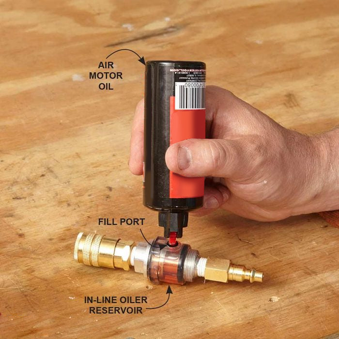 Formula In-Line Oiler / Lubricator For Air Tools 1/4" Bsp