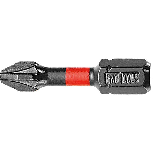 Teng 1Pc 1/4In Pz#1 Impact Screwdriver Bit 30Mm