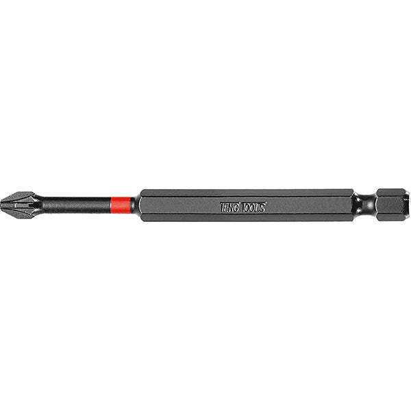 Teng 1Pc 1/4In Pz#2 Impact Screwdriver Bit 89Mm