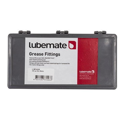 Macnaught Grease Fittg.Kit-101Pcs (Metric) - L-NP101M