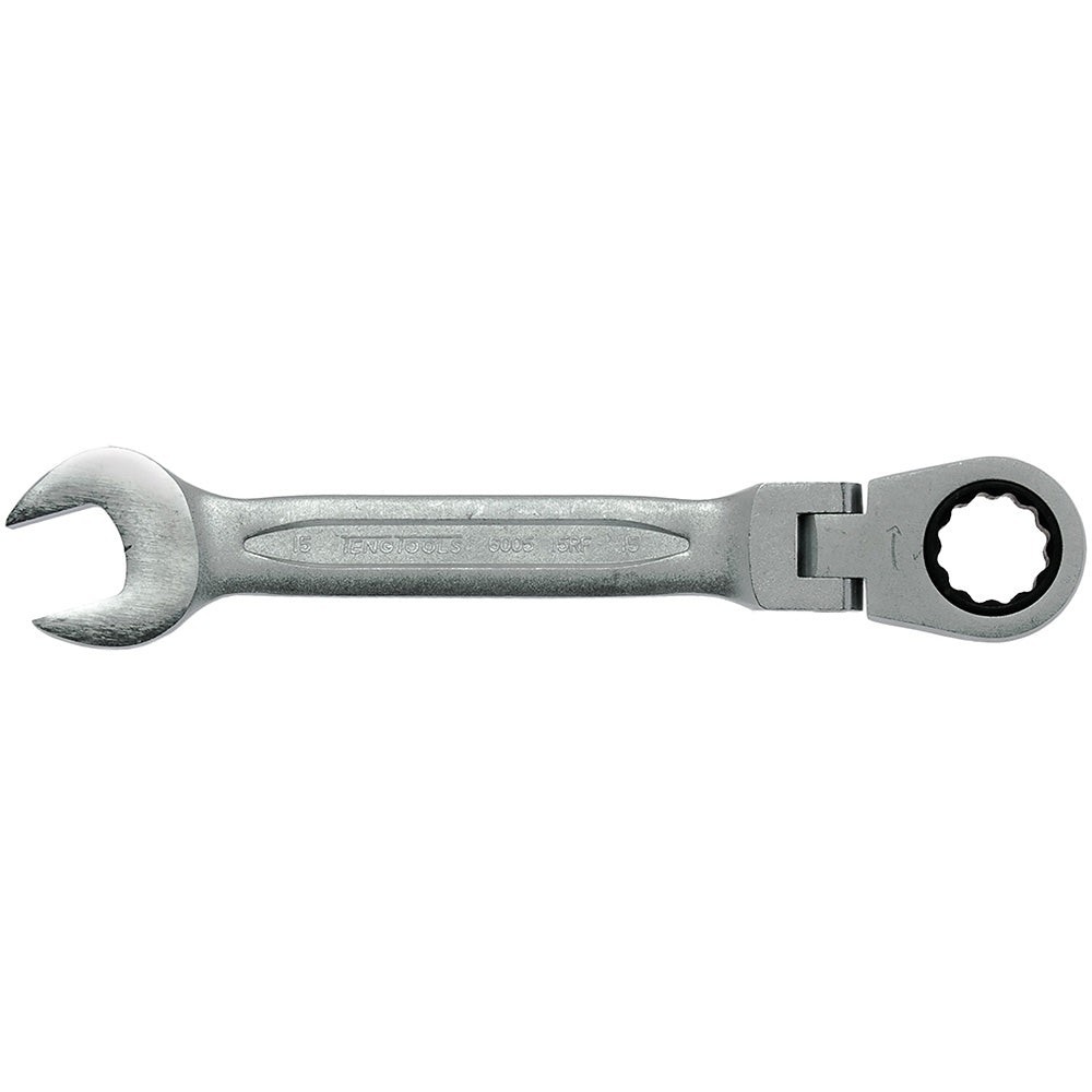 Teng Flex-Head Ratchet Comb. Spanner 15Mm