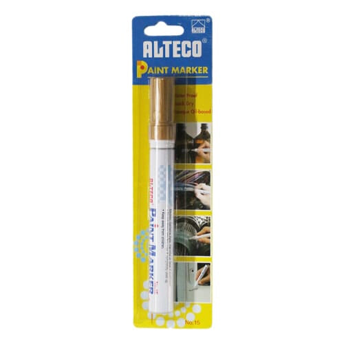 Alteco Paint Marker Gold Blister Pack