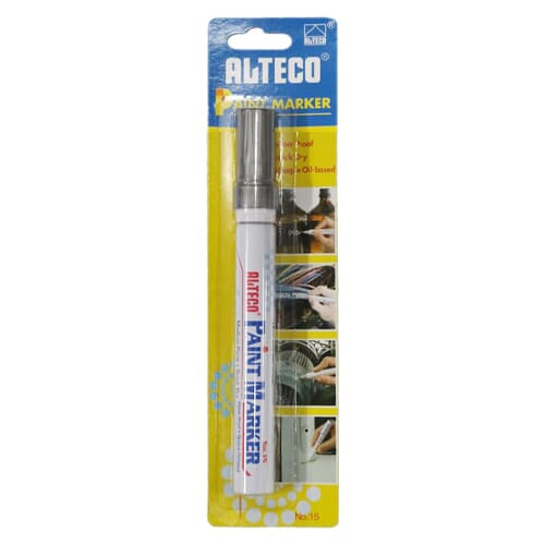 Alteco Paint Marker Silver Blister Pack