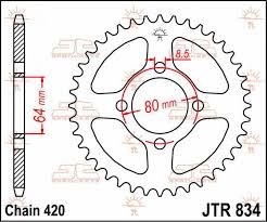 *Sprocket Rear Psychic Yamaha Pw80 82-06 Ttr90 00-07 Ttr110 08-21