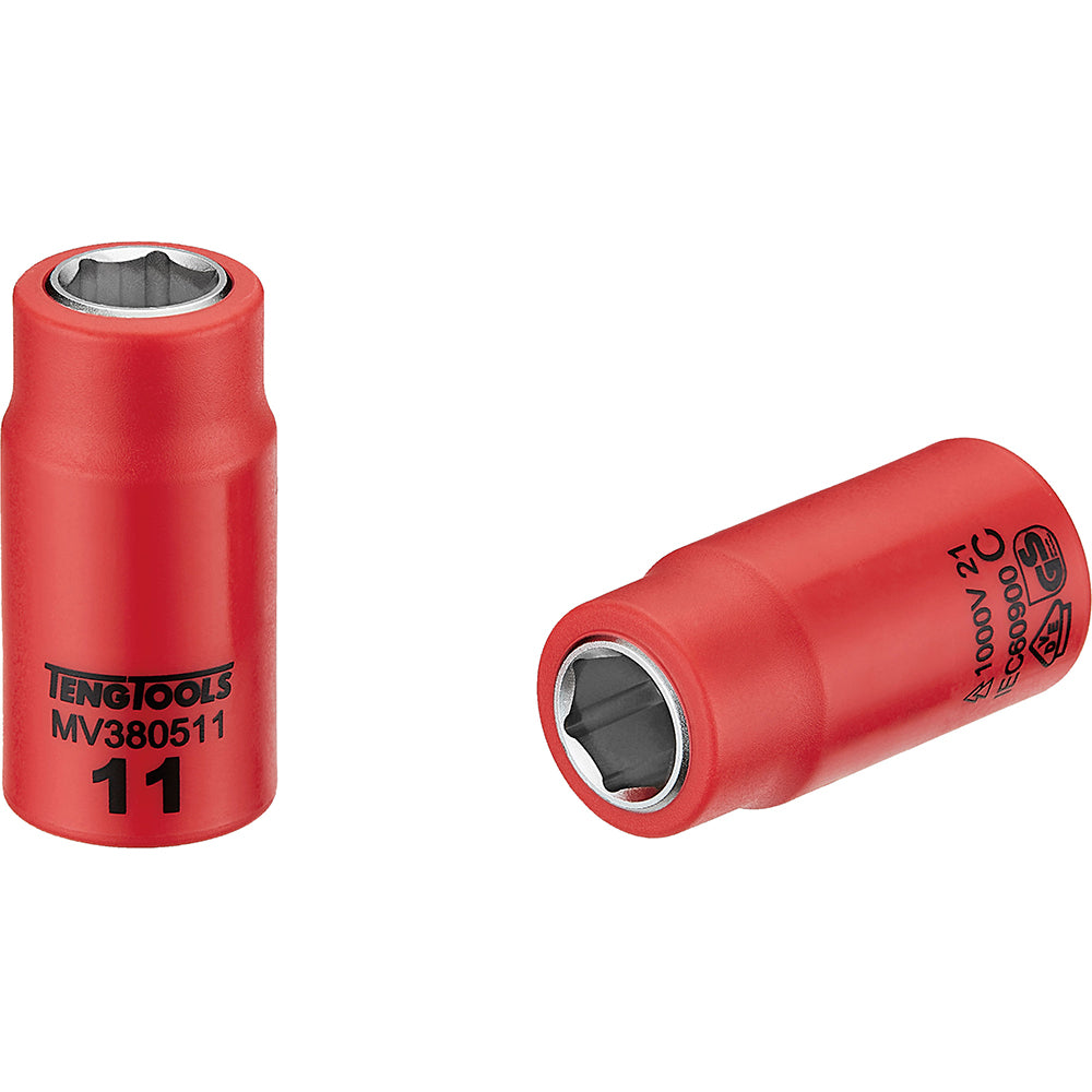 Teng 1000V Vde 3/8In Dr. Insulated Socket 11Mm