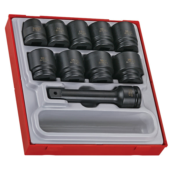 Teng 16pc 3/4in Drive Imp Skt Set - TTD-Tray 19mm-38mm