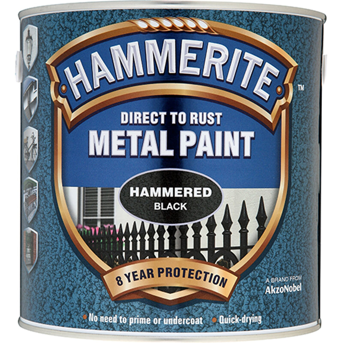 Hammerite Hammered 2.5 L Black