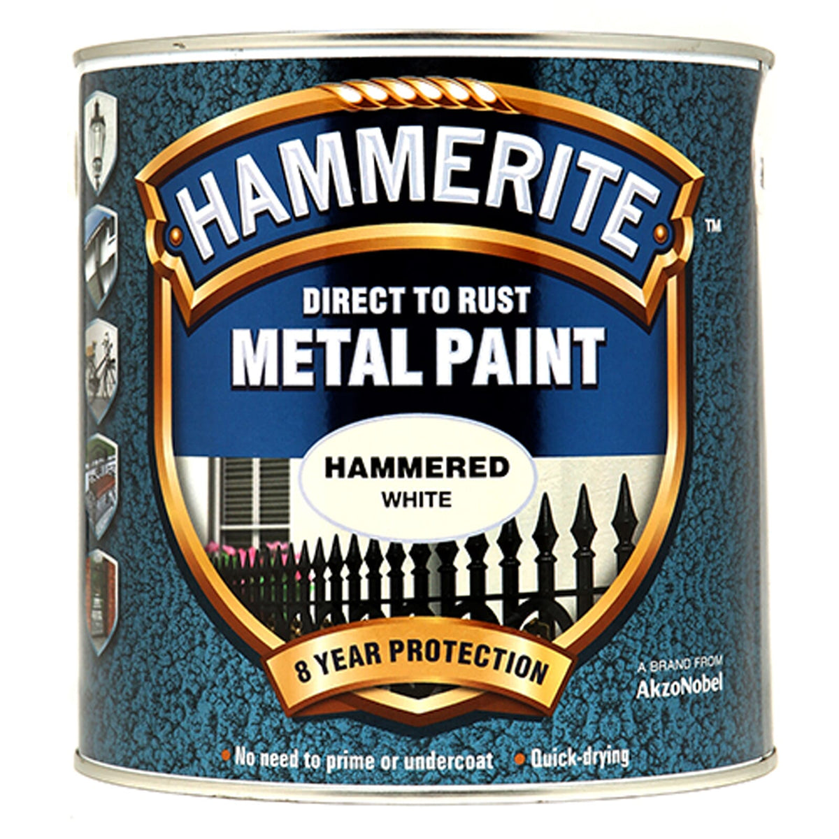 Hammerite Hammered 2.5 L White