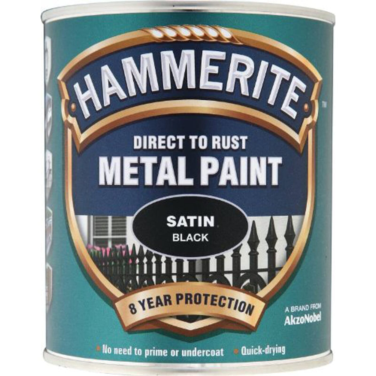 Hammerite Satin 750 mL Black