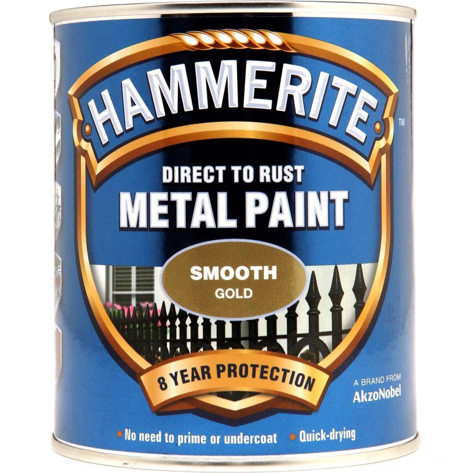 Hammerite Smooth 750ml Gold
