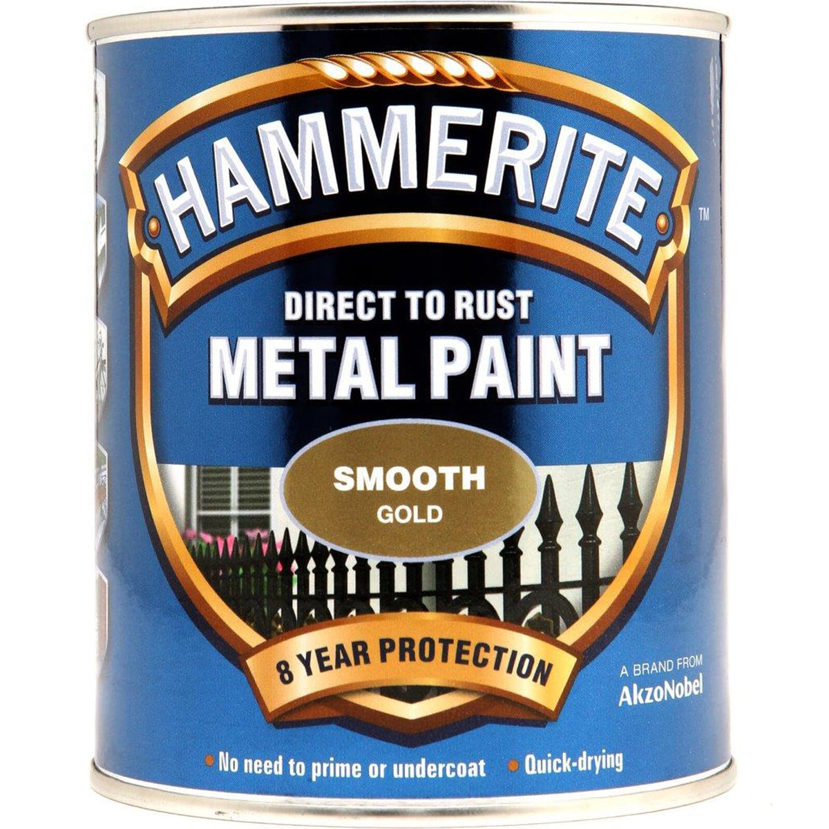 Hammerite Smooth 750 mL Gold