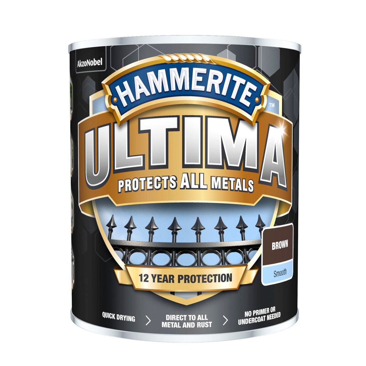 Hammerite Ultima Metal Smooth 750 mLBrown