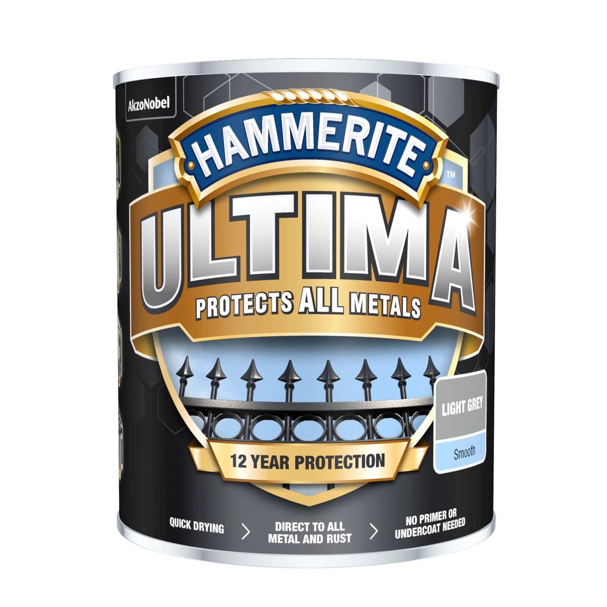 Hammerite Ultima Metal Smooth 750 mL Light Grey