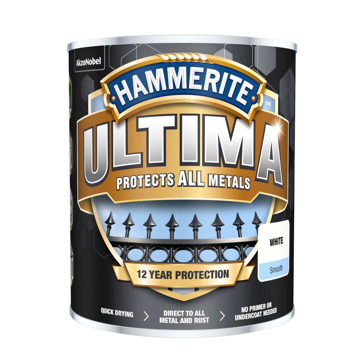 Hammerite Ultima Metal Smooth 750 mL White