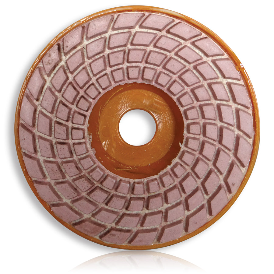 Tusk Polishing Pads With Plastic Backer 100Mm X 16Mm 400# Dry & Wet