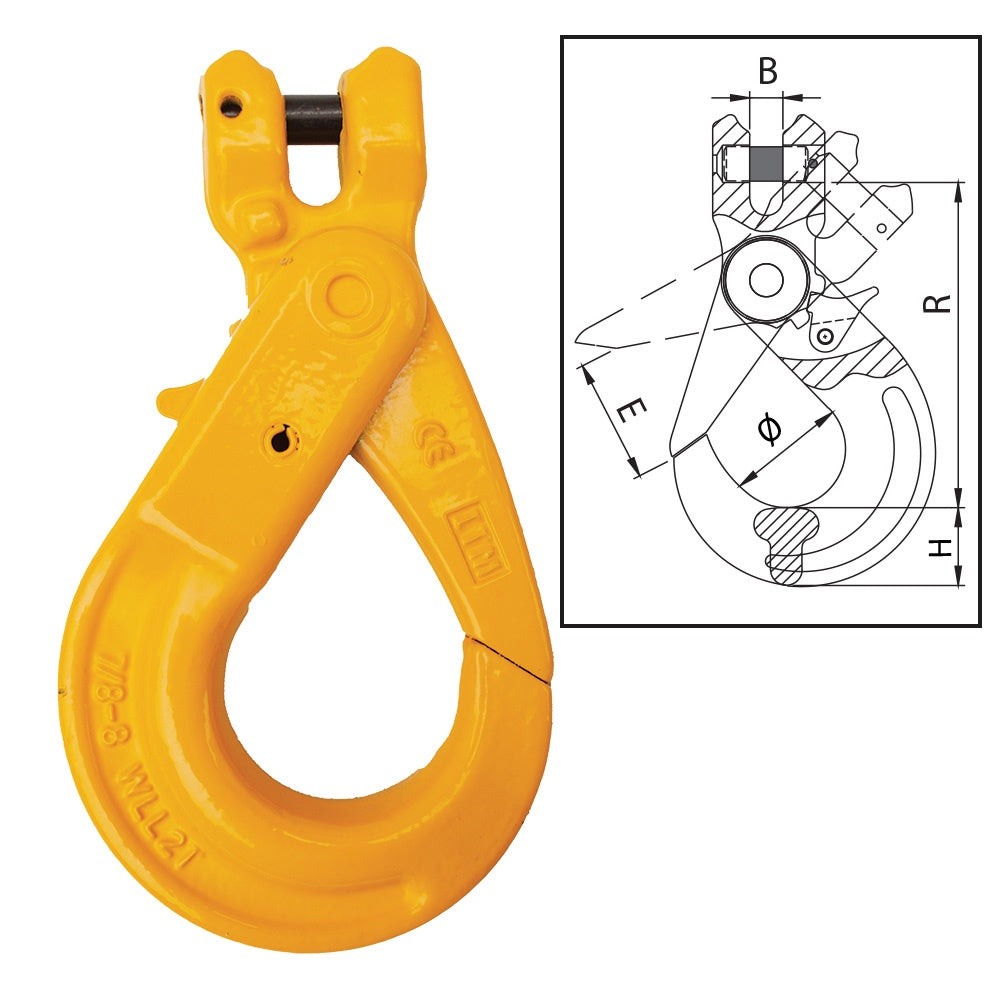 ITM G80 Clevis Self Locking Hook-13mm Chain